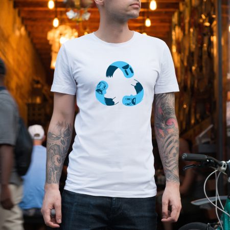 Camiseta "Yo reciclo" - Hombre