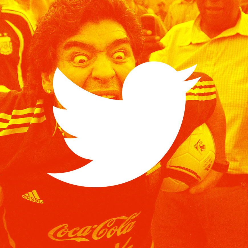 El tuit de enero: Invasión Maradona